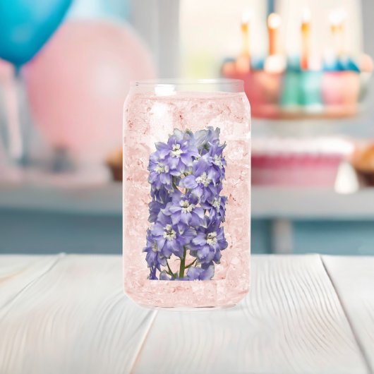 Fleurs violettes de Delphinium Floral (Insitu (Baby Shower))