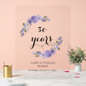 Fleurs violettes de lavande 50e anniversaire maria (Mariage)