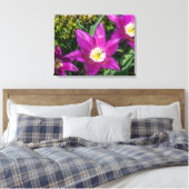 Fleurs violettes et jaunes afficher impression de (Insitu(Chambre))