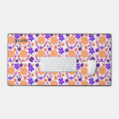 Fleurs violettes Et Oranges (Clavier et souris)