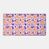 Fleurs violettes Et Oranges (Recto)