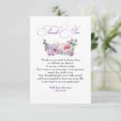 Fleurs violettes et roses Merci botanique (Debout devant)