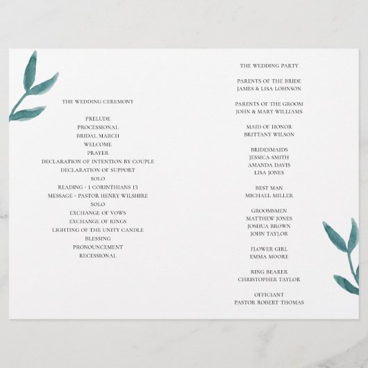 Fleurs violettes et turquoises. Programme de maria (Dos)