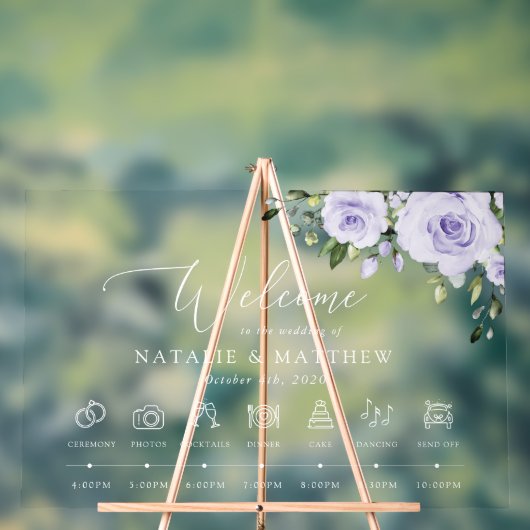 Fleurs violettes, fleurs de lilas, calendrier de m (Neutre)