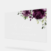 Fleurs violettes, Fleurs de prune, Accueil Mariage (Angle)