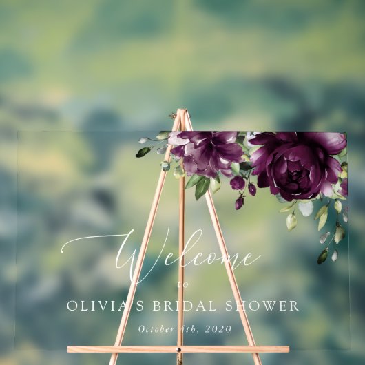 Fleurs violettes, Fleurs de prune, Boho, Bienvenue (Neutre)