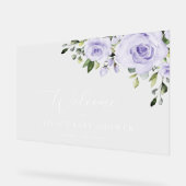 Fleurs violettes, Fleurs Lilac, Accueil Baby showe (Angle)