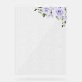 Fleurs violettes, Fleurs Lilac, Boho, Carte de siè (Recto)