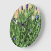 Fleurs violettes - horloge (Angle)