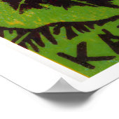 Fleurs Violettes - Impression Boîte d'Allumettes - (Coin)