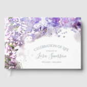 Fleurs violettes Lilac Célébration de la vie (Recto)