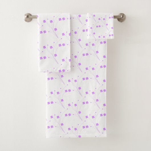 Fleurs violettes Lilac, Petite Impression Florale (En situation)