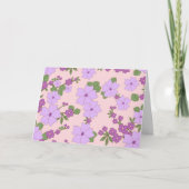 Fleurs Violettes, Modèle Floral, Motif De Fleurs (Devant)