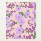 Fleurs Violettes, Modèle Floral, Motif De Fleurs (Dos)