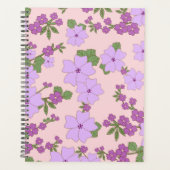 Fleurs Violettes, Modèle Floral, Motif De Fleurs (Devant)