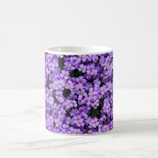 Fleurs violettes Mug Violets Printemps (Centre)