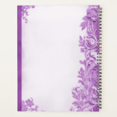 Fleurs violettes Planificateur florissant (Dos)