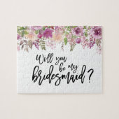 Fleurs violettes | Puzzle de propositions de Bride (Horizontal)