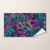 Fleurs violettes - Serviettes de bain à fleurs d'a (Serviette à main)