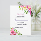 Fleurs Vives Bold Rose Botanique Printemps RSVP (Debout devant)