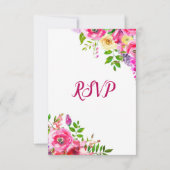 Fleurs Vives Bold Rose Botanique Printemps RSVP (Dos)