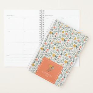 Fleurs vives Coral Mustard Nom de l'illustration