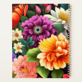 Fleurs vives et colorées (Dos)