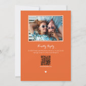 Fleurs vives Faire-part de mariage aquarelle (Dos)