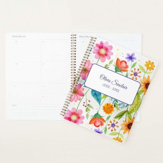 Fleurs vives Personnalisé (Devant avec enveloppe)