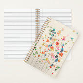 Fleurs Whimsical Carnet Spiral (À l'intérieur)
