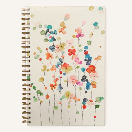 Fleurs Whimsical Carnet Spiral (Recto)