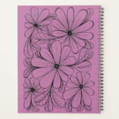 Fleurs Whimsical sur violet (Dos)