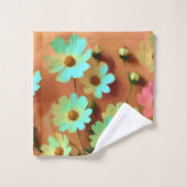 Fleurs Zinnia Elegans (Gant de toilette)