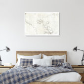 Fleuve Sans Eau, Egypte Canvas Afdruk (Insitu (Slaapkamer))