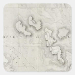 Fleuve Sans Eau, Egypte Vierkante Sticker