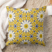 Fleuve Sunburst - Oreiller fleuri géométrique (Couverture)