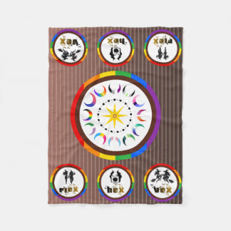 Flex. Hex. Vex. LGBTQIA+ Altaarritueel Gebedsdoek Fleece Deken