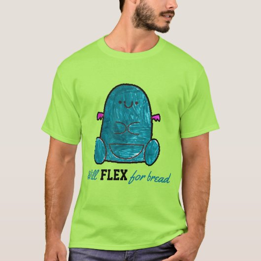 Flex volwassen T-shirt (Voorkant)