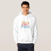 Flex Your Fortitude Hommes Sweat - shirts à capuch (Devant entier)