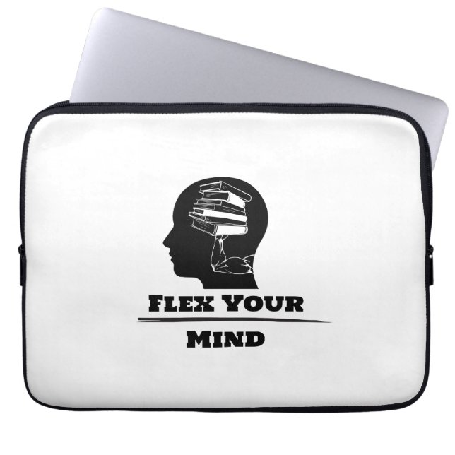 Flex Your Mind  Laptop Sleeve (Voorkant)