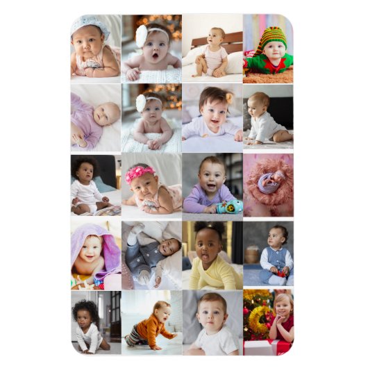 Flexibel fotomagneet magneet (Verticaal)