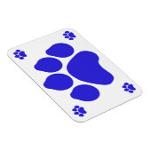 Flexibel magneet met blauwe wand afdrukken (Rechterzijde)