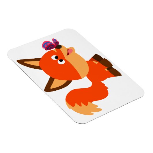 Flexibel magneet met Cartoon en vlinder (Rechterzijde)