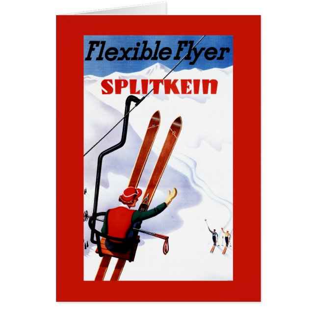 Flexibele brochure in Wooden Skis Promo (Voorkant)