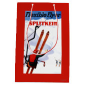 Flexibele brochure in Wooden Skis Promo Medium Cadeauzakje (Achterkant)