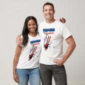 Flexibele brochure in Wooden Skis Promo T-shirt (Unisex)