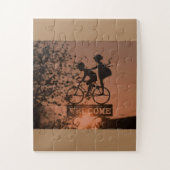 Flexibele foto-kinder puzzel met cadeaudoos (Verticaal)