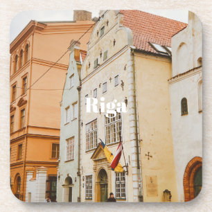 Flexibele foto-magneet van het stadsgezicht van Ri Bier Onderzetter
