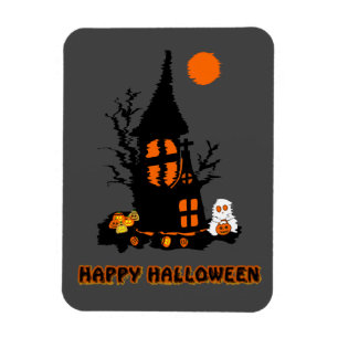Flexibele fotomagneet Gelukkig Halloween Magneet
