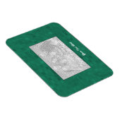 Flexibele fotomagneet - groene mozaïekrand magneet (Rechterzijde)